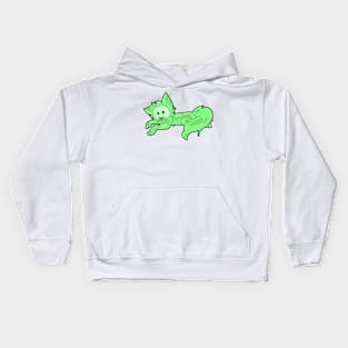 Slime pup (Laying) Kids Hoodie